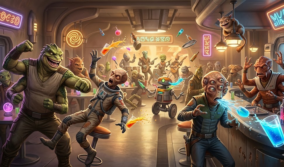 Comedic sci-fi